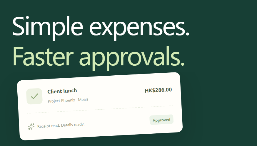 ExpenseFlow — simple expenses and faster approvals